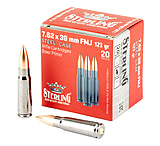 Sterling Steel Case Select, 7.62X39mm, 123 Grain, Full Metal Jacket, Steel Cased, 20 Round Box