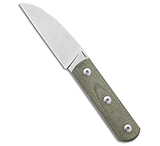 Image of StraightLine EDC Ally Fixed Blade Knife Green Canvas Micarta 2.7 SW AL-GC 7DD700DC