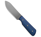 Image of StraightLine EDC Bigger Digger Fixed Blade Knife Blue Canvas Micarta 3.75 SW 6DCD2AC5
