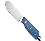 Image of StraightLine EDC Digger Fixed Blade Knife Blue Canvas Micarta 3.1 SW DG-BC 2BCFB62C