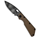 Image of Strider Knives Strider SMF 3/4 Brown G-10 Folding Knife 3.9 Tiger Stripe Plain E2486A22