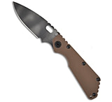 Image of Strider Knives Strider SMF Brown G-10 Manual Folding Knife 3.9 Tiger Stripe Plain DD8A5E0A