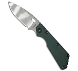 Image of Strider Knives Strider SMF Frame Lock Knife Green G-10/Flame Ti 3.9 Tiger Stripe 7FCC665A