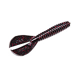 Image of Strike King Rage Twin Tail Menace Grub Black Neon Soft Bait