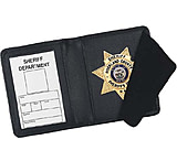 Image of Strong Leather Book Style Badge Wallet SLC-79613-3412