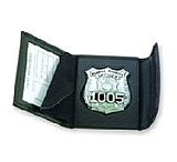 Image of Strong Leather Badge &amp; Id Recessed 003