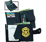 Image of Strong Leather Female Badge Wallet - Dress