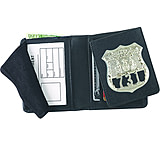 Image of Strong Leather Flip-out Badge Wallet, Badge Cut 401-2000