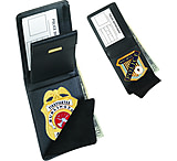 Image of Strong Leather Dress Badge Wallet, Badge Cut 0-400