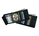 Image of Strong Leather Hidden Badge Wallet No Cut-out