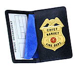 Image of Strong Leather Badge Case Side Open, Badge Cut 250-700
