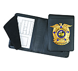 Image of Strong Leather Company - Side Open - Dress Removable Flip-out Badge Case