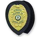 Image of Strong Leather Recessed Shield Clip-on W/ Chain - Cutout For Blackinton B1549