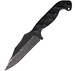 Image of Stroup Knives TU1 Black Fixed Blade Knife