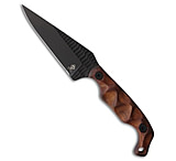 Image of Stroup Knives Bravo 5 Fixed Blade Brown Rosewood 3.75 Black 6667E436