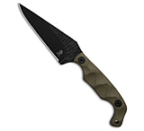 Image of Stroup Knives Bravo 5 Fixed Blade Knife OD Green G-10 3.75 Black 12B5BF3A