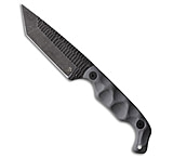 Image of Stroup Knives Bravo 5 Fixed Blade Tanto Grey G10 3.50 Black Stonewash AF08F002
