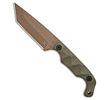 Image of Stroup Knives Bravo 5 Fixed Blade Tanto OD Green G-10 3.50 FDE 700DAA68
