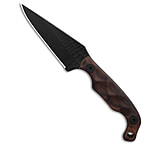 Image of Stroup Knives Mini Fixed Blade Knife Wood 3.00 Black E55444AE