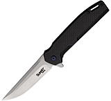 Image of Summit Gear Linerlock Black G10 Folding Knife w/ Carbon Fiber Onlay