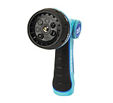 Image of Sun Joe Heavy Duty Indestructible Metal Multi Function Adjustable Hose Nozzle w/ Smart Throttle