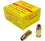 Super Vel Ammunition 45 ACP 160 grain Solid Copper Hollow Point Brass Cased Pistol Ammunition