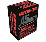 Supernova .45 ACP 225 Grain Full Metal Jacket Red Tracer Brass Cased Pistol Ammunition