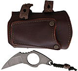Image of Survival Cuffs Raptor Eagle Survival Cuff Knife w/ Dark Brown Leather Sheath