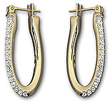 Image of Swarovski Baha Loop Pierced Earrings 869854