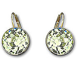 Image of Swarovski Bella Chrysolite Pierced Earrings 1004671