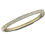 Image of Swarovski Channel-Set Bangle, gold-plated 956714
