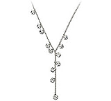 Image of Swarovski Cube Comet Argent Light Necklace 910873