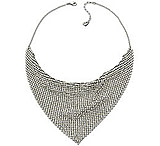 Image of Swarovski Fit Silver Shade Bib Necklace 977994