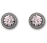 Image of Swarovski Flirt Light Amethyst Pierced Earrings 973764