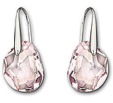 Image of Swarovski Galet Light Amethyst Pierced Earrings 856299