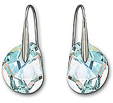 Image of Swarovski Galet Light Azore Blue Pierced Earrings 949740