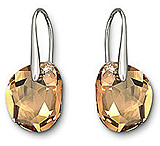 Image of Swarovski Galet Light Colorado Topaz Pierced Earrings 665160