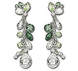 Image of Swarovski Garland Long Pierced Earrings 992669