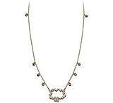 Image of Swarovski Green Long Necklace 993774