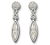 Image of Swarovski Ivory Pierced Earrings 835000