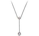 Image of Swarovski Meteorite Rosaline Moonlight Necklace 952373