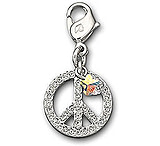 Image of Swarovski Peace Charm 992866