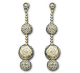 Image of Swarovski Signature Pierced Earrings, gold plated 976121