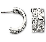 Image of Swarovski Signature Swanflower Pierced Earrings 958805