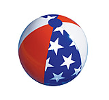 Image of Swimline Americana Inflatable Beach Ball