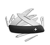 Image of Swiza D10 Swiss Pocket Knife Black 3 Satin B48F044F
