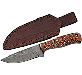 Image of Rite Edge Twisted Wood Hunter Damascus Knife