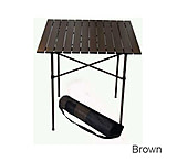 Image of Table in a Bag Tall Aluminum Table - Brown shed2454