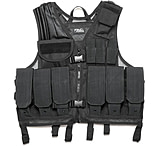 Image of TacForce S86015-L Commando Tactical Vest - Black, Left Hand