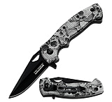 Image of TAC Force Grey Skull Handle Knife